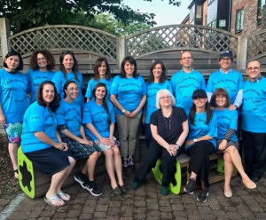 Freedom Trail group photo with Joan Salter